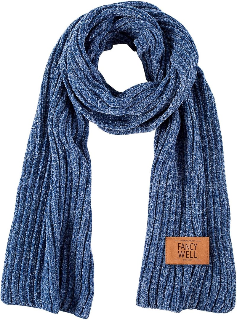 FANCY WELL Scarf for Women Winter - Chunky Scarf Oversized Chenille,Soft Long Scarves for Cold Weather,Gifts for Women - Image 1